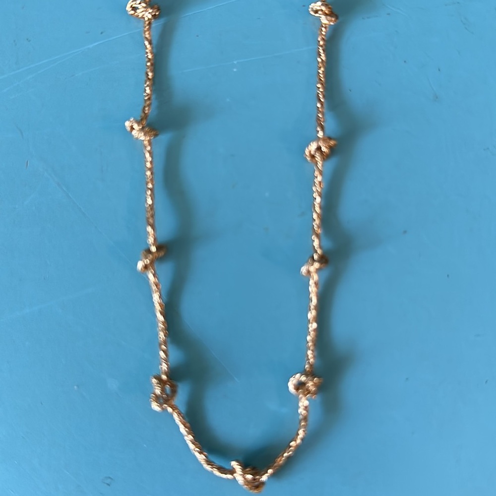 Vintage Napier Gold Tone  Knot Necklace ( Lowest Price )